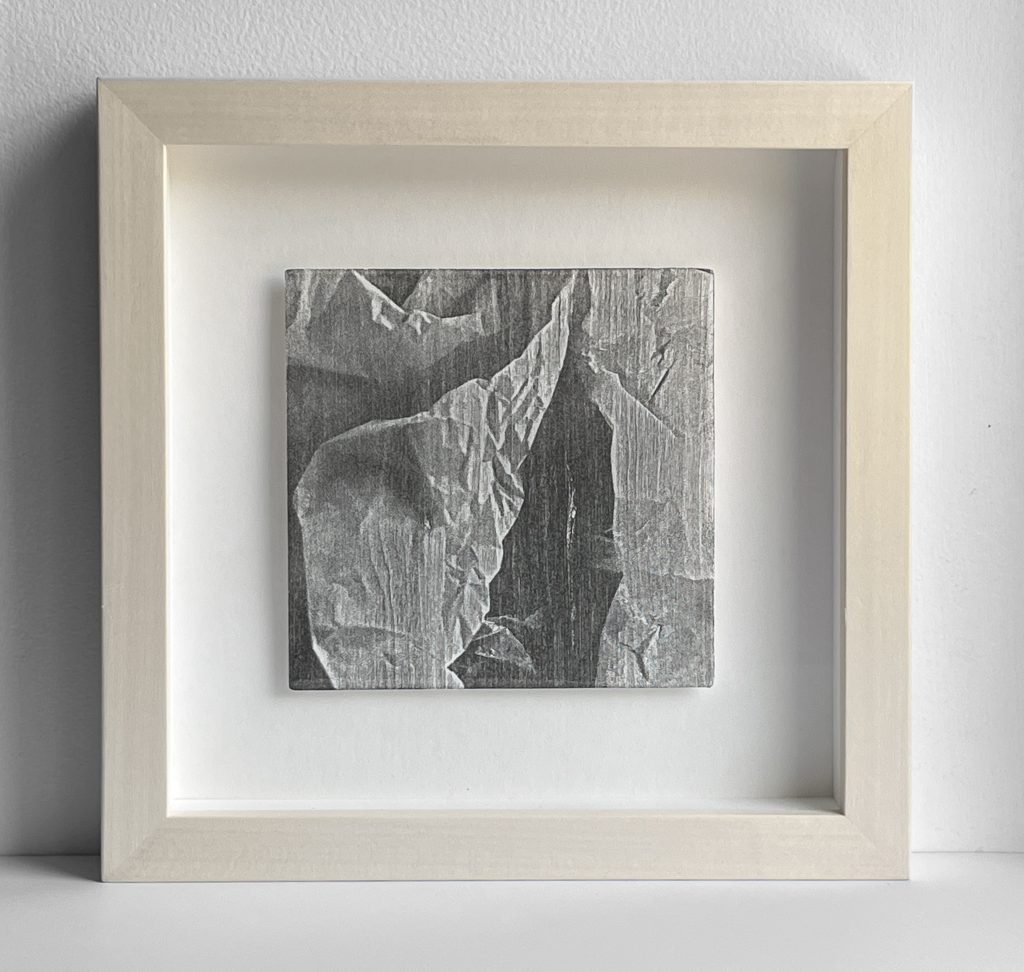 laser wood cut print